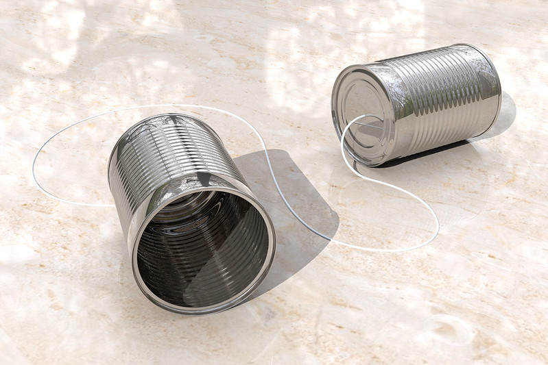 3D Tin Can Phones 3D Tin Can Phones
