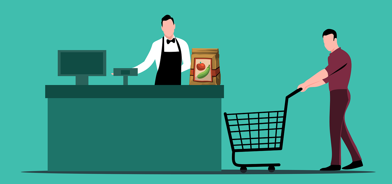 Supermarket counter Supermarket counter