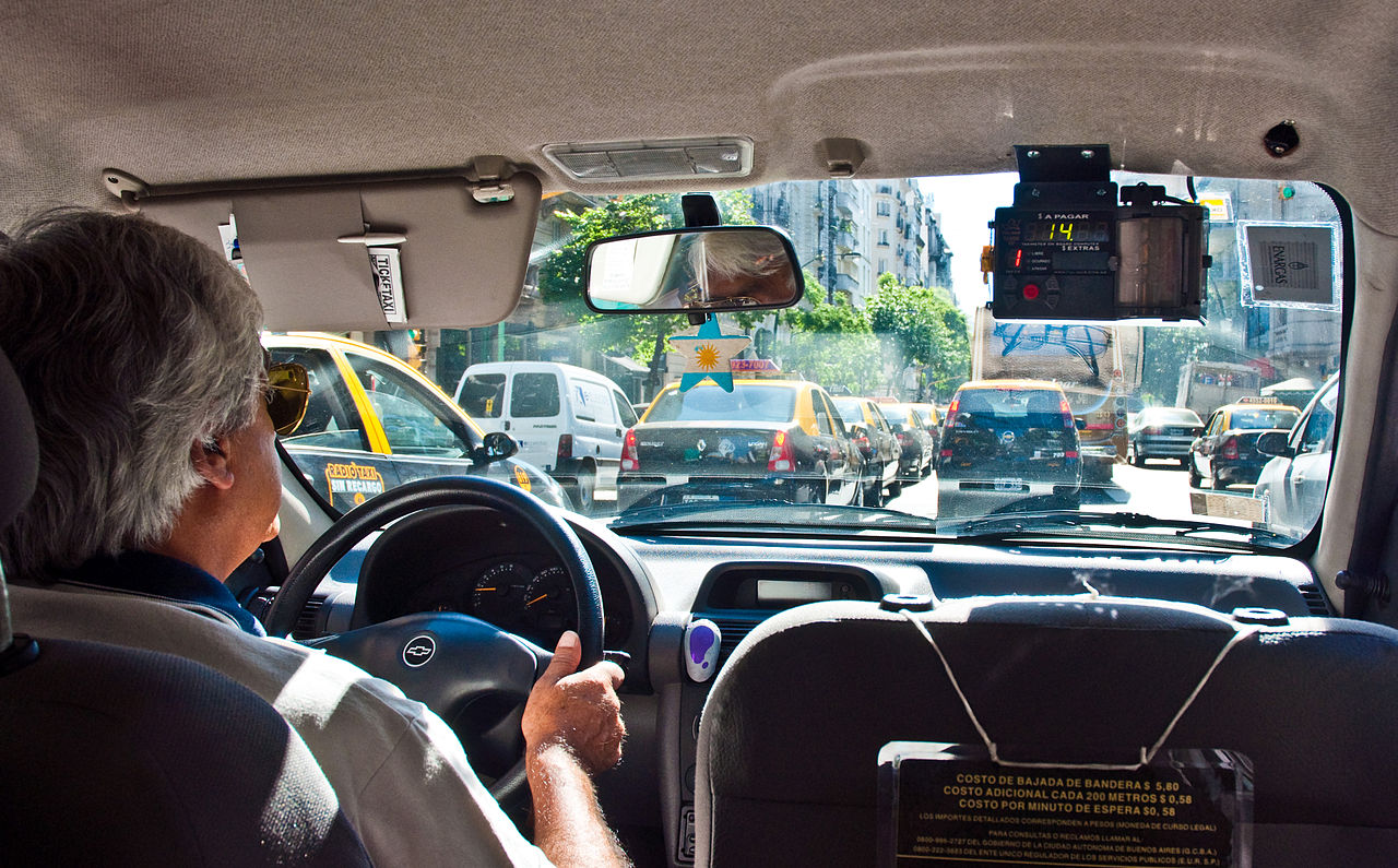 A Buenos Aires taxi ride