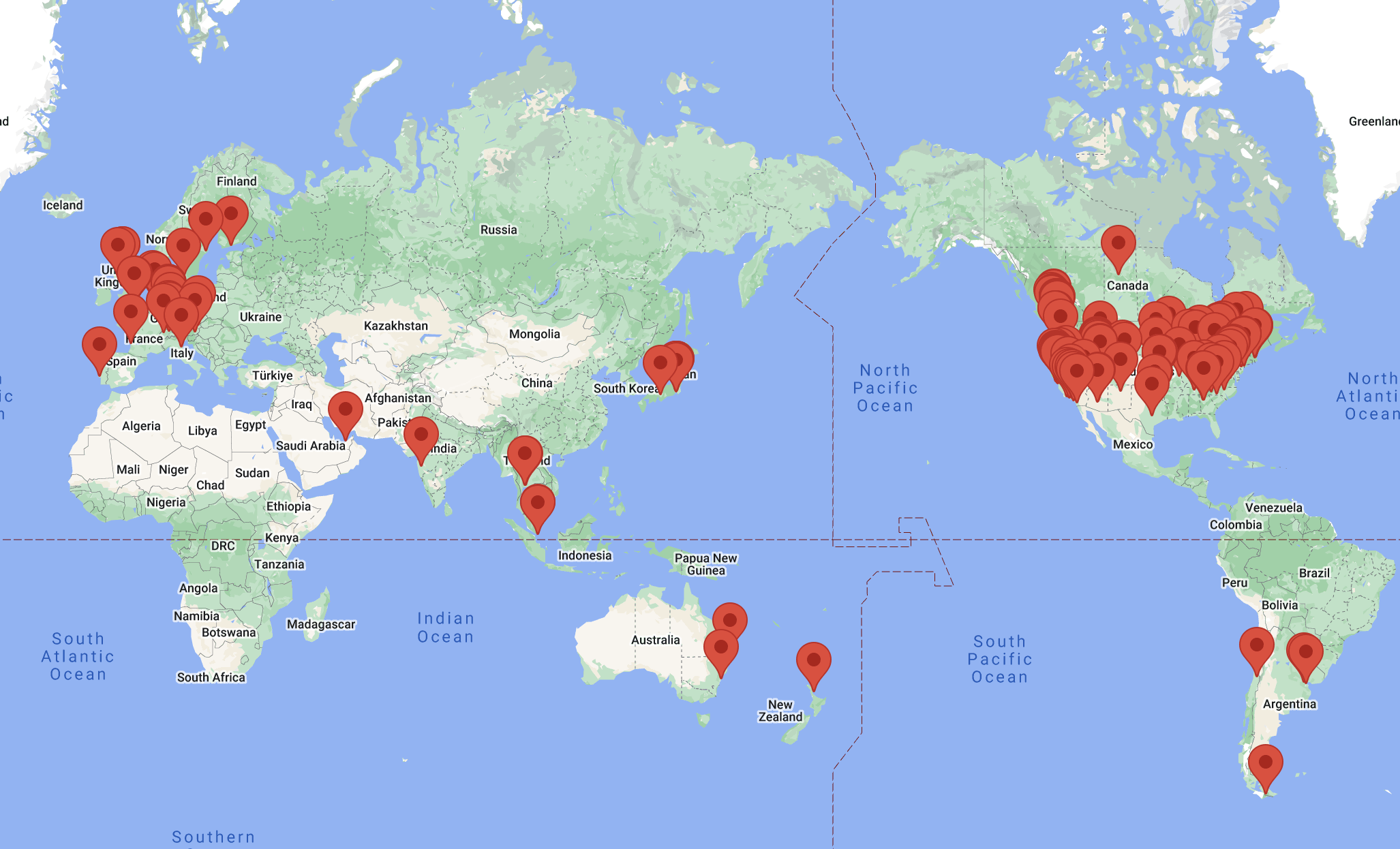 IIW 37 Attendee Map